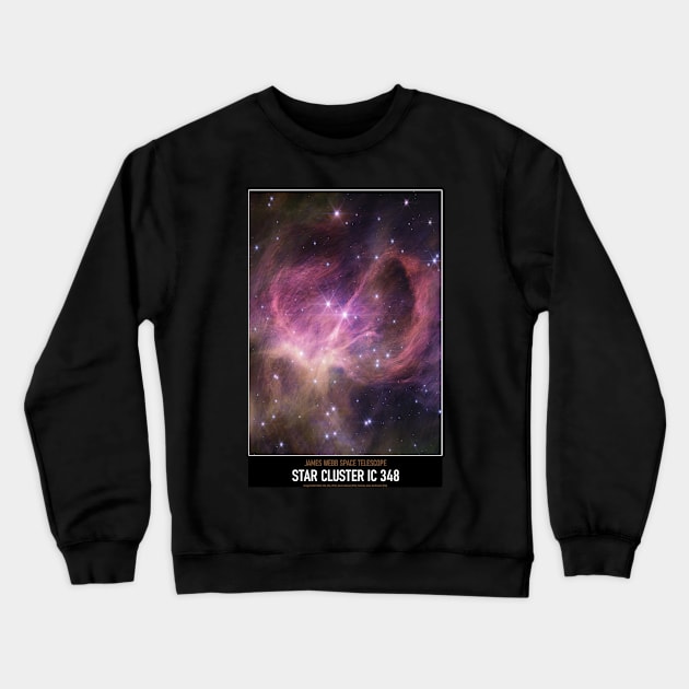 High Resolution Astronomy Star Cluster IC 348 Crewneck Sweatshirt by tiokvadrat